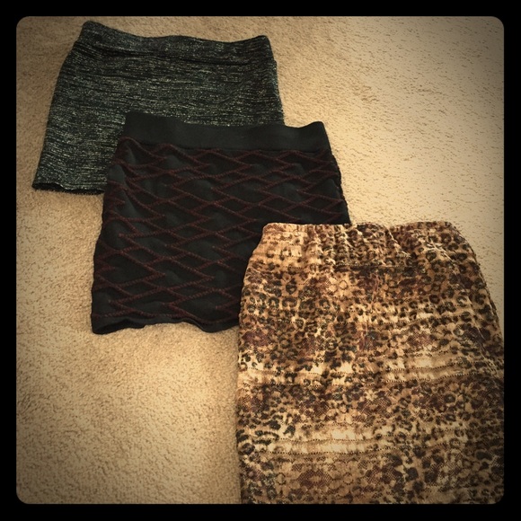 Assorted Stretch Mini Skirts