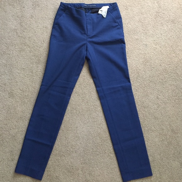Zara basic blue pants