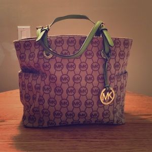 NWOT MICHAEL KORS CANVAS BAG