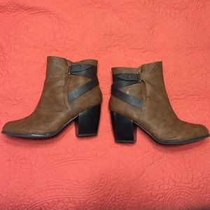 Brown booties