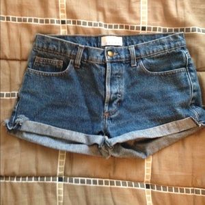 American Apparel Jean shorts