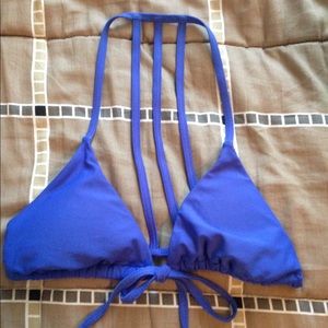 Tie front triangle top