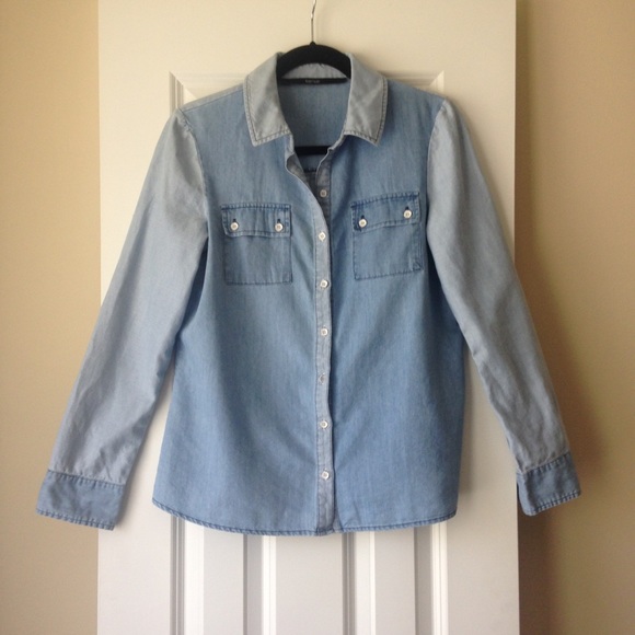 Kensie denim buttondown