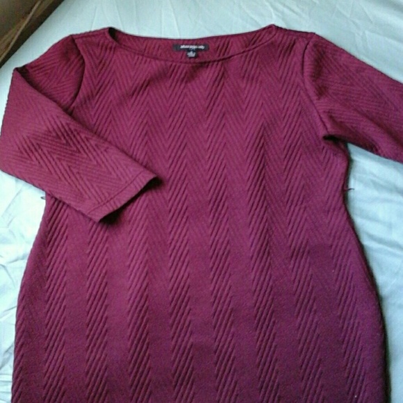 sharagano Dresses & Skirts - Marron color long sleeves dress