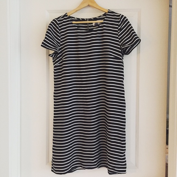 Black and White Shirt Dress