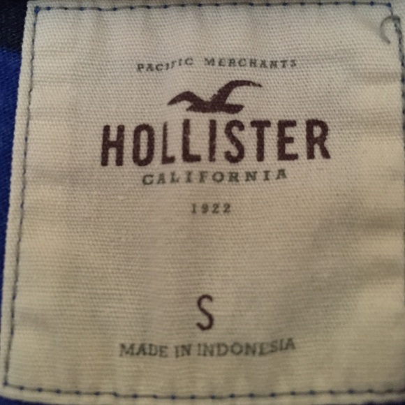 Hollister Dark Blue Striped 3/4 Tee - Picture 3 of 3