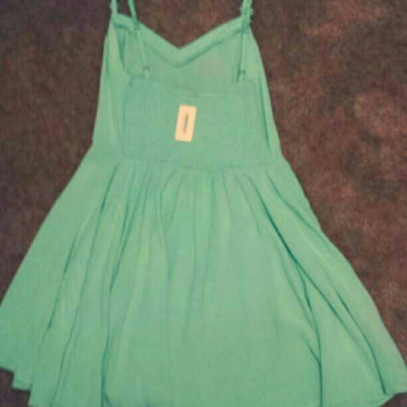 NNWT AEROPOSTLE MINT GREEN SKATER DRESS - Picture 2 of 2