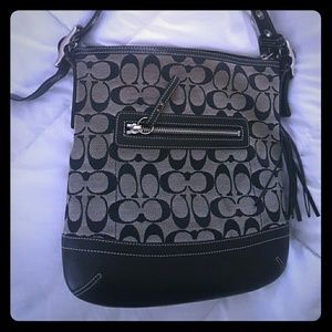 COACH purse - black, authentic