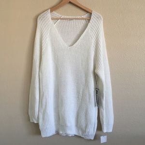 Tildon White Sweater