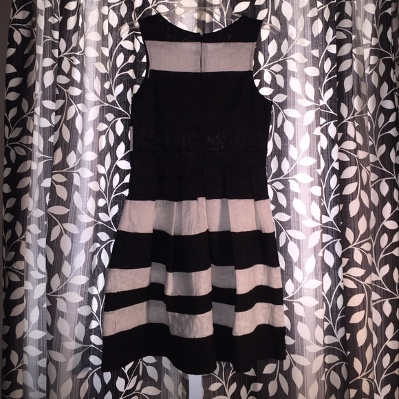 Black & White Striped Dress - Picture 2 of 4