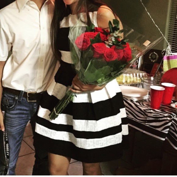 Black & White Striped Dress - Picture 4 of 4