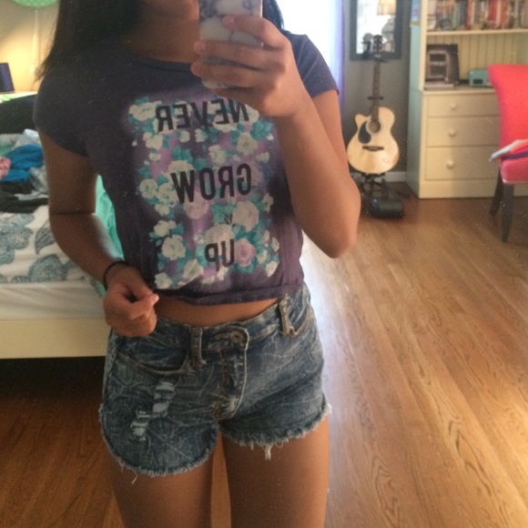 Never Grow Up Croptop