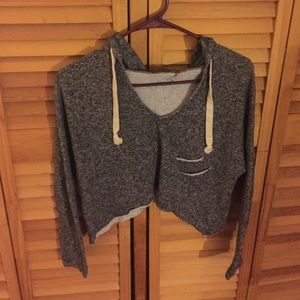Cropped hoodie