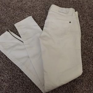 Last chance! White genetic denim jeans