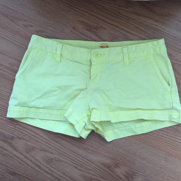 Neon Yellow Shorts