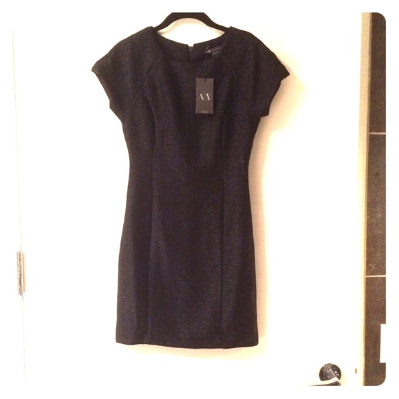 Armani Exchange black dress