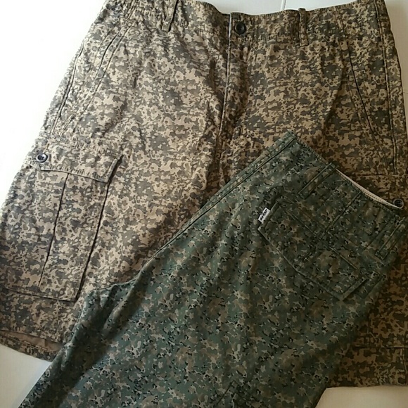 Levis Cargo shorts.
