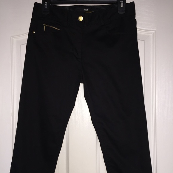 H&M black capris