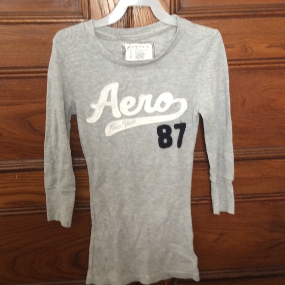 Aeropostale stretch 3/4 Sleeve tee - Picture 1 of 1