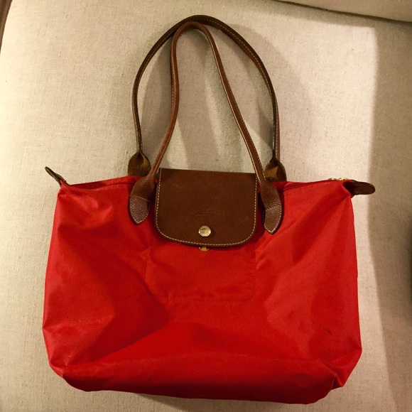 LONGCHAMP RED CLASSIC TOTE