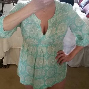 Lucky Brand Peasant Top