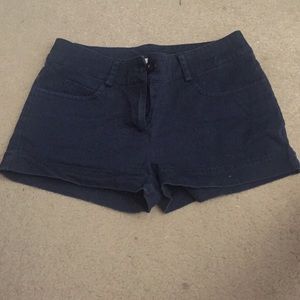 Navy blue shorts