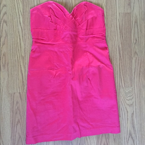 Hot pink dress