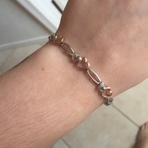 ❌❌❌Sold! 10k White and Rose Gold Bracelet