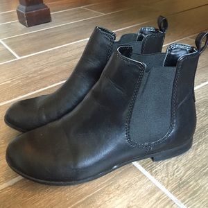 Black ankle boots