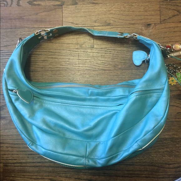 Teal / mint green bag