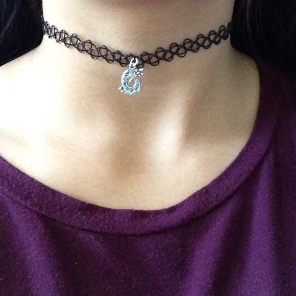 Paint tattoo choker necklace - Picture 1 of 4