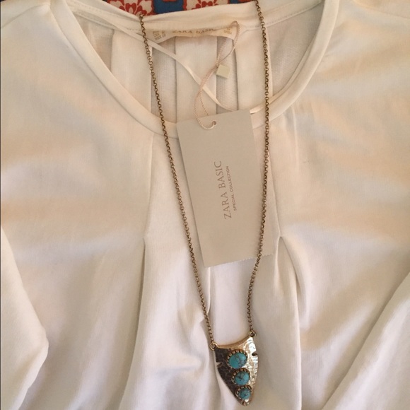 Never worn three quarter sleeve Zara shirt - Picture 2 of 3