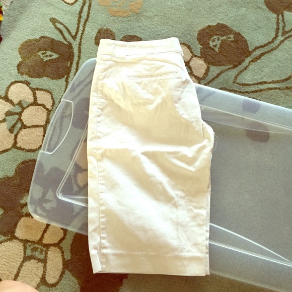 White shorts worn but in good condition