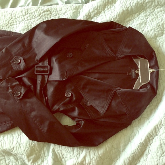 Black Bebe trench coat