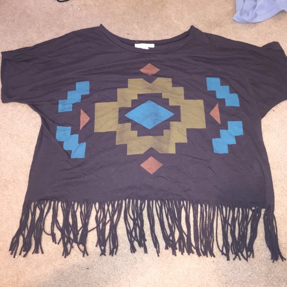 CUTE TRIBAL CROP TOP💙