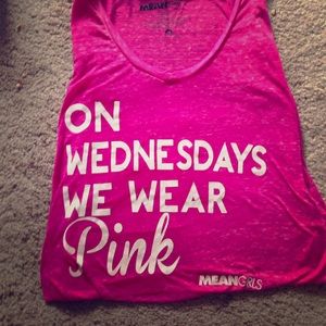 on Wednesday we wear pink shirt