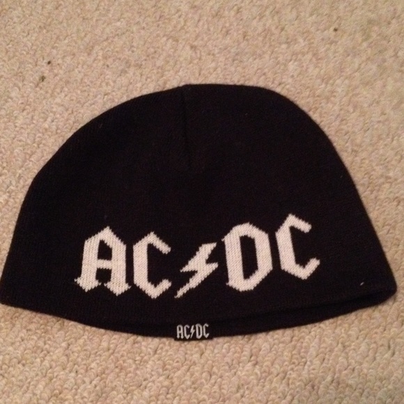 ac dc beanie
