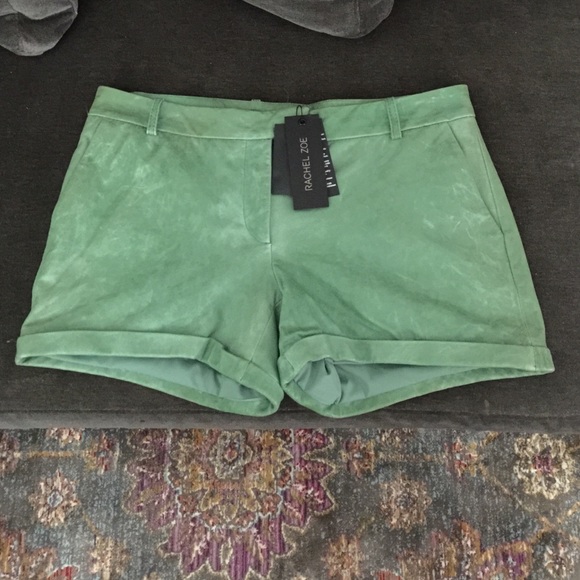 Rachel Zoe leather shorts