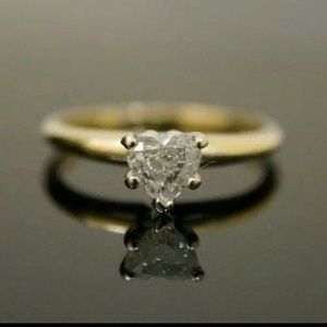 Heart Shaped Diamond Ring