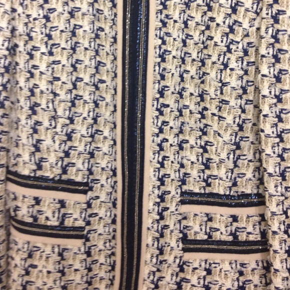 St John navy, cream, taupe jacket - Picture 3 of 4