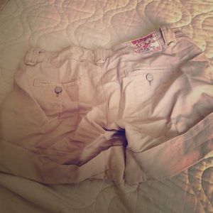 True religion khaki shorts