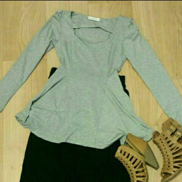 Gray long sleeve