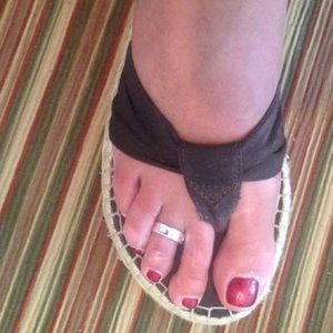 New Adjustable Silver Toe Ring