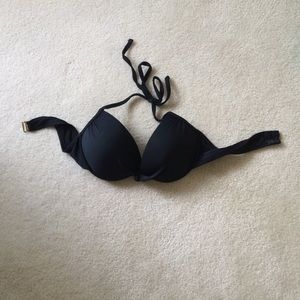 Black push up bikini