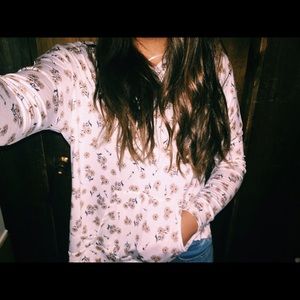 Pull over floral shirt