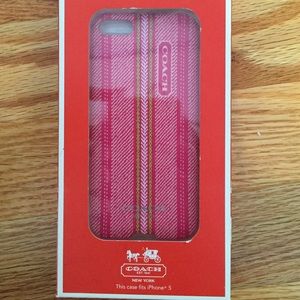 iPhone 5 Tribal Print Coach case