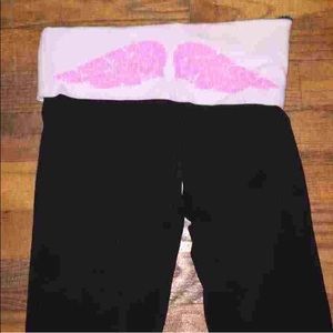 VS angel wing leggings