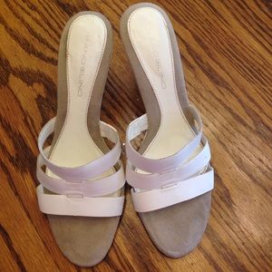 Bandolino wedged heels.