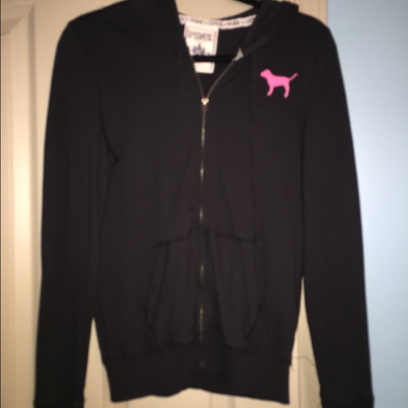Pink zip up
