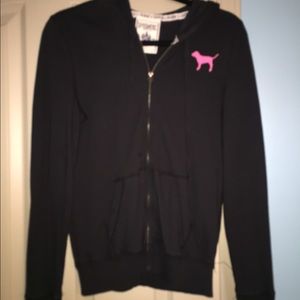 Pink zip up